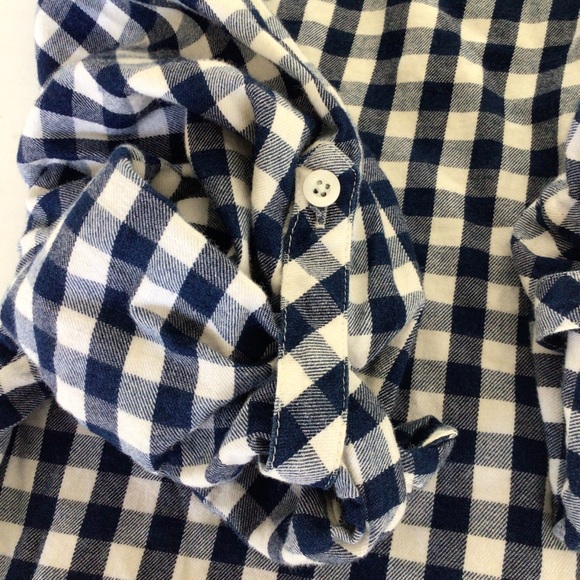 TOMMY BAHAMA BONITA CHECK PRINT POPOVER BLOUSE WOMENS SMALL - Picture 9 of 12